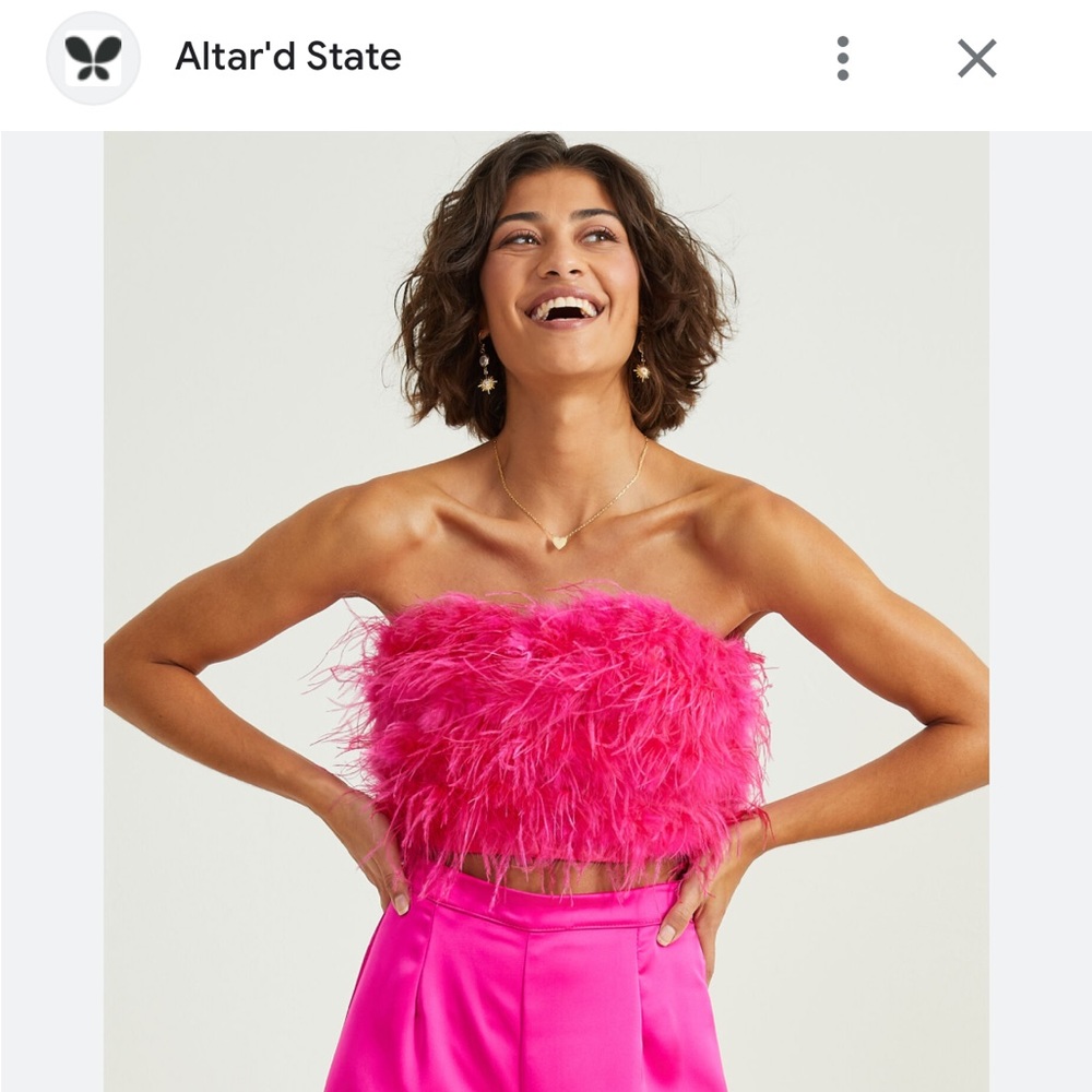 Frannie top in pink